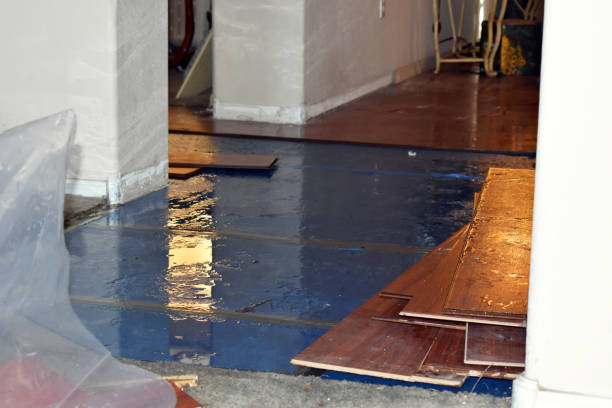 Professional Emergency Water Removal technician working in Medford, MA